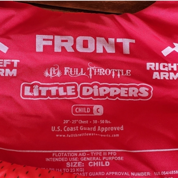 Full Throttle Little Dippers life-vest Sports Hero - Picture 10 of 13